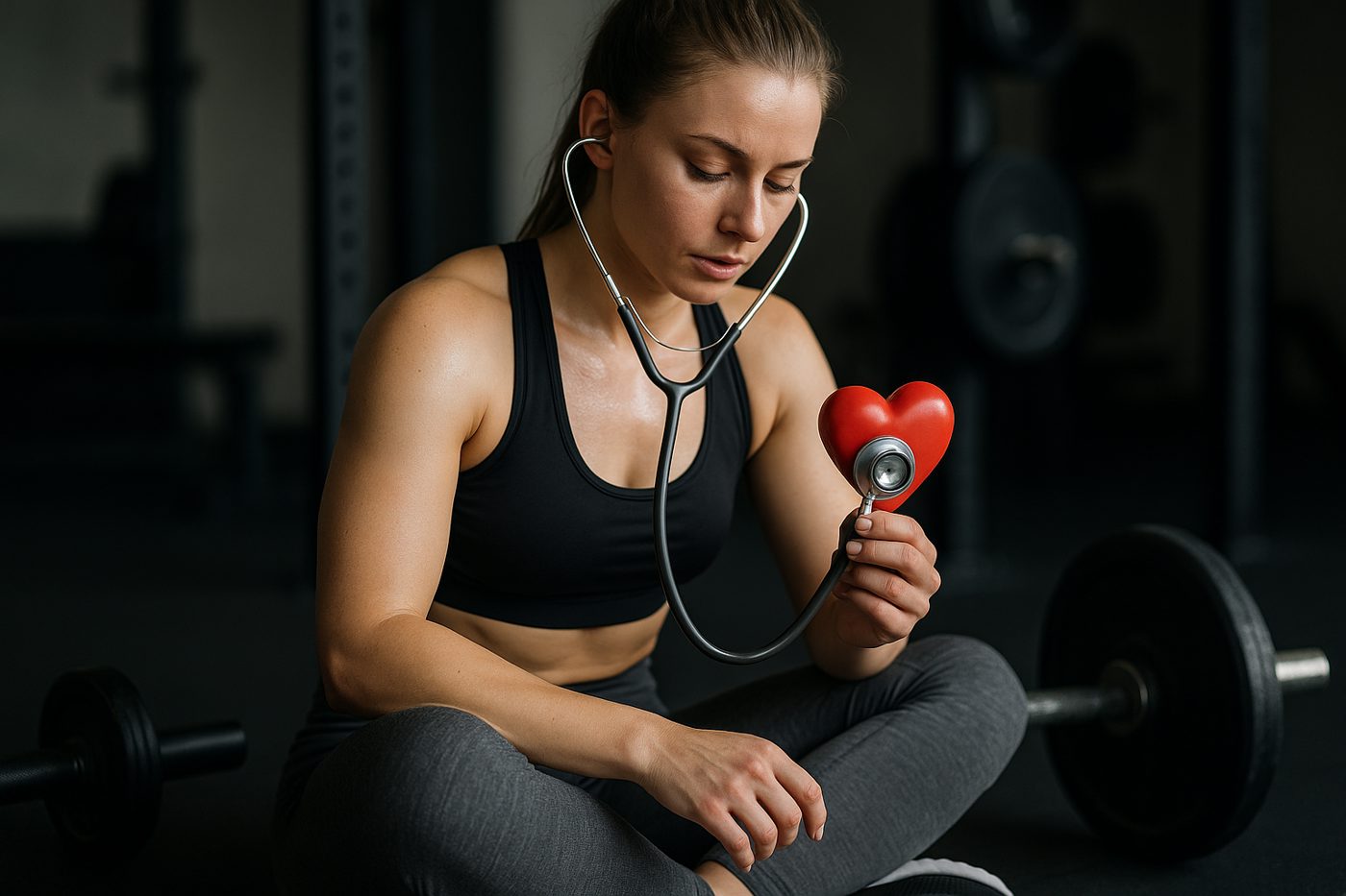 Fitness ve sağlık ilişkisini gösteren bir görsel.